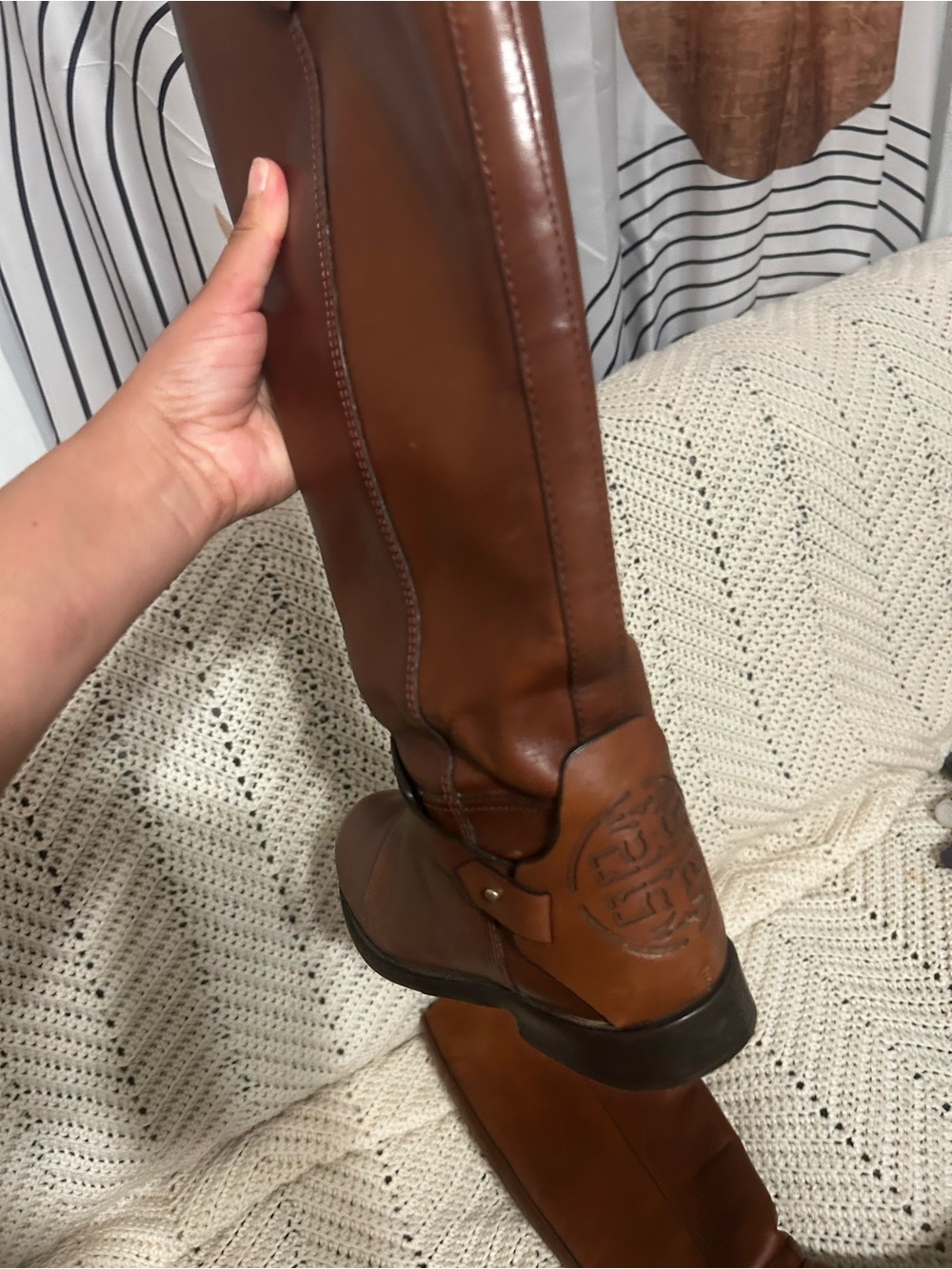 Tory Burch Derby Riding Boot - Picture 3 of 15